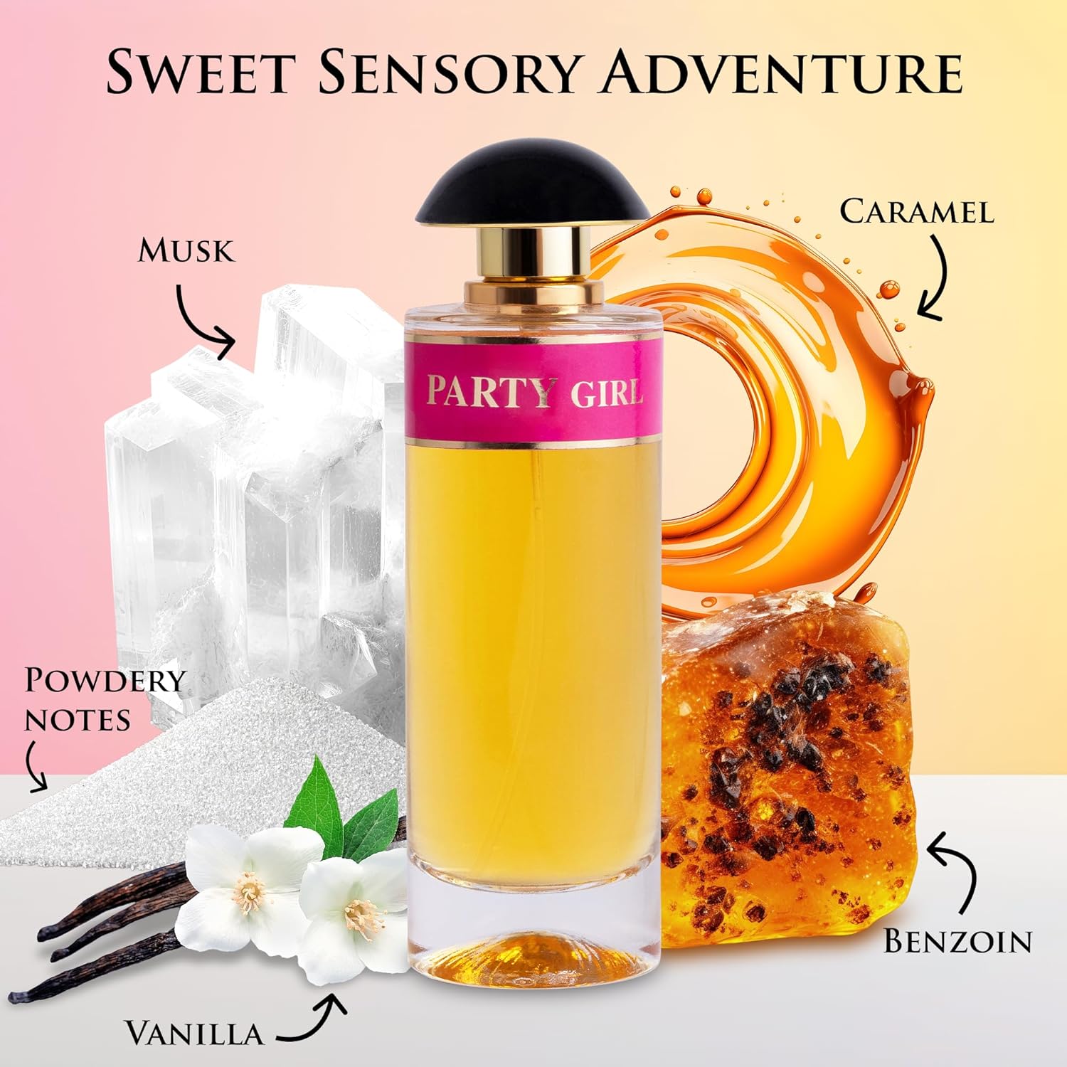 Party Girl Perfume for  Women 3.4 oz - Spicy, Sweet & Buttery Warm Scent | NovoGlow