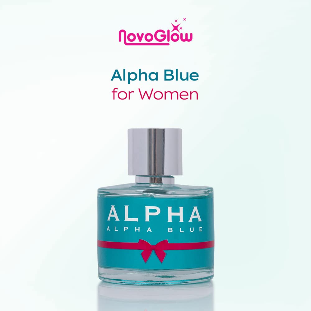Alpha Blue Perfume for Women 3.4 oz – Fruity Floral Perfume | NovoGlow