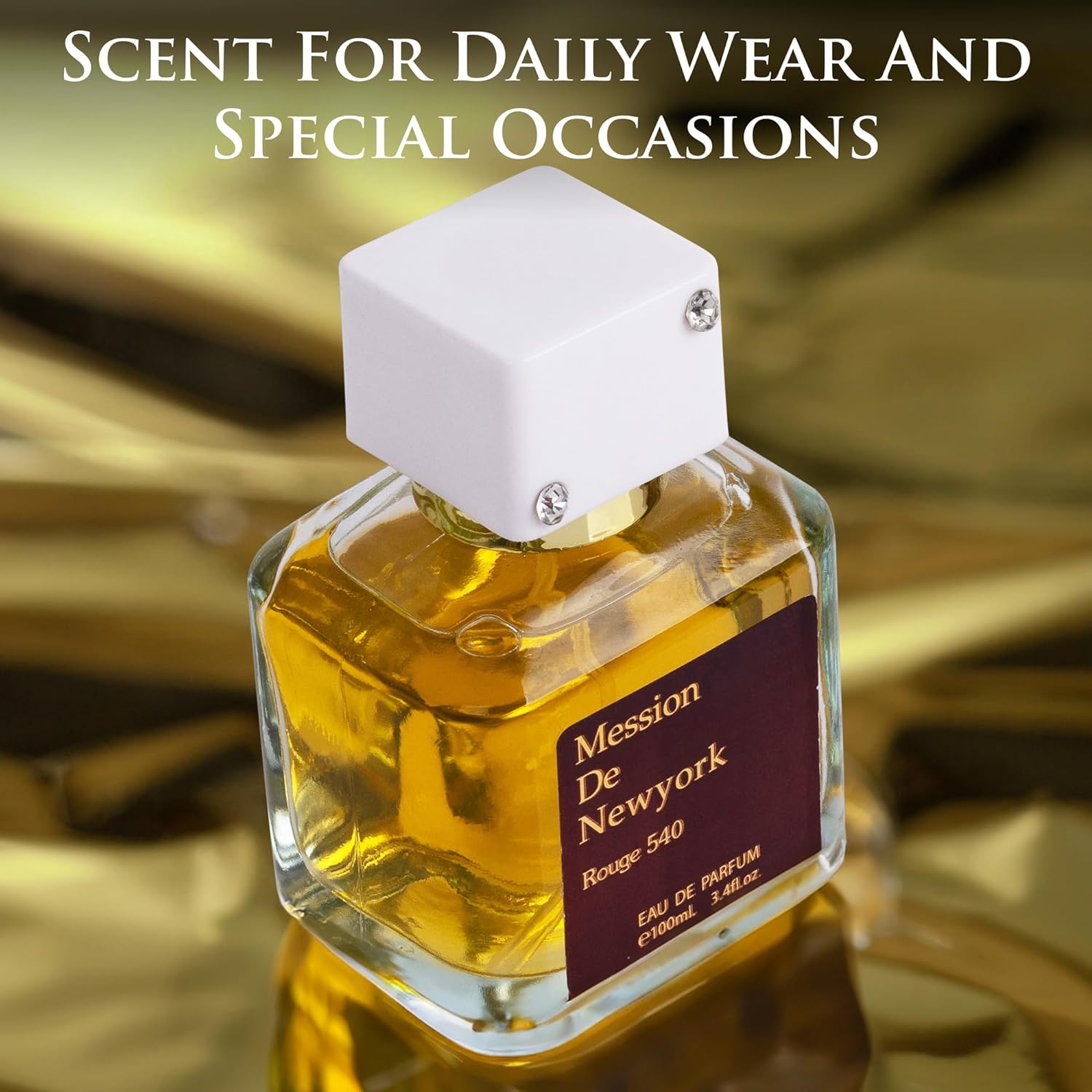 Mession De New York Rouge 540 Unisex Perfume 3.4 oz - Warm & Spicy Perfume Long - Lasting Luxury Fragrance | NovoGlow