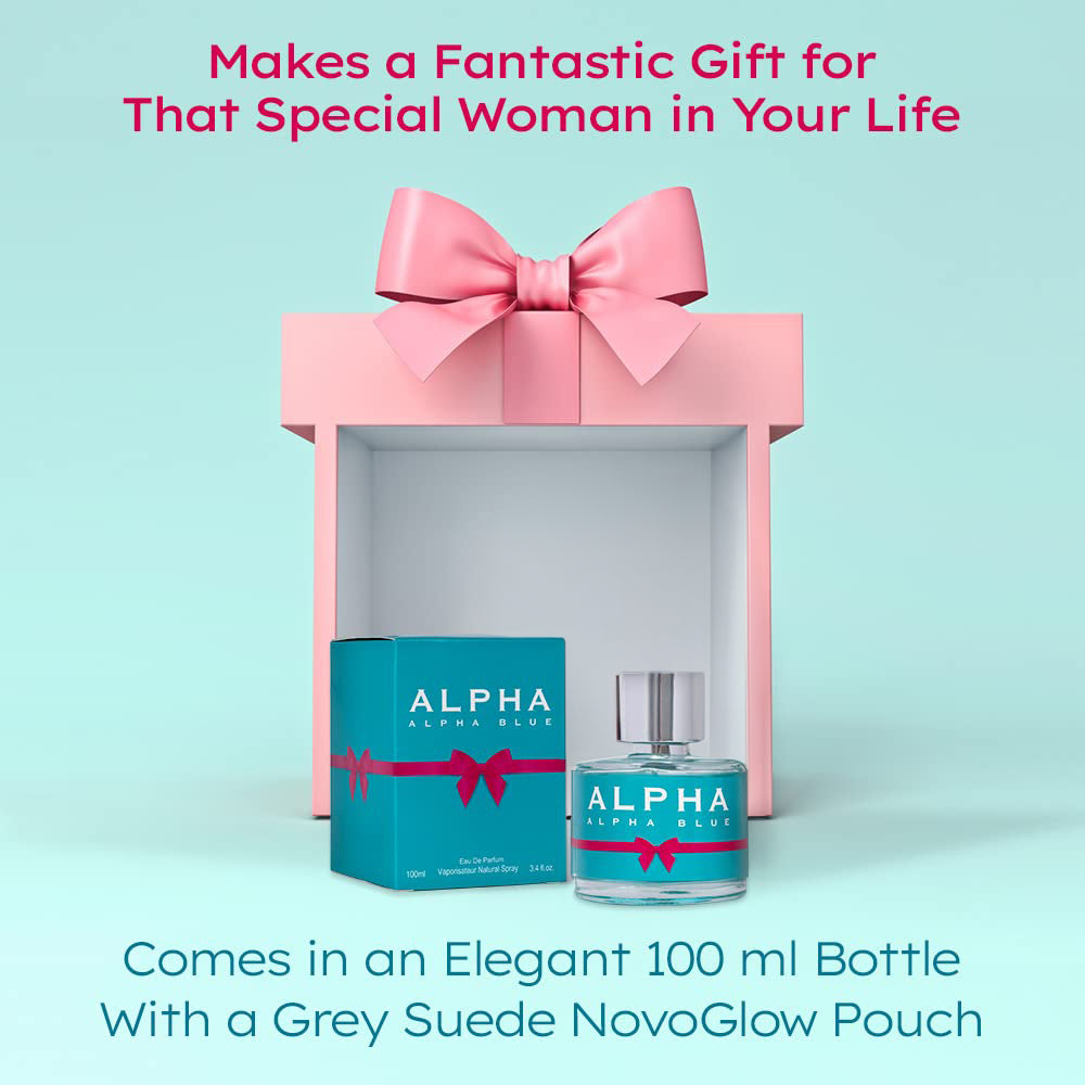 Alpha Blue Perfume for Women 3.4 oz – Fruity Floral Perfume | NovoGlow