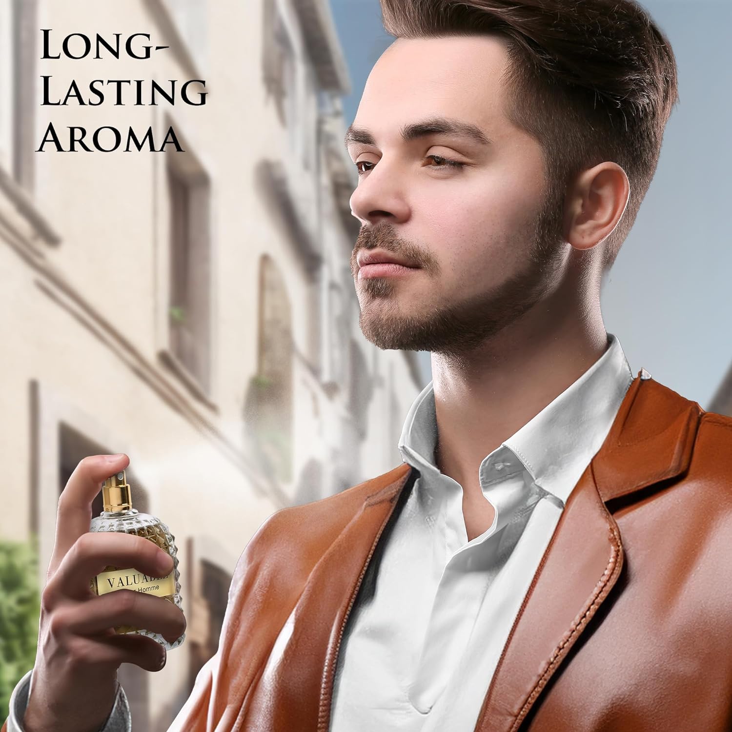 Valuable Pour Homme Cologne for Men 3.4 oz - Bold Masculine Vetiver Scent | NovoGlow