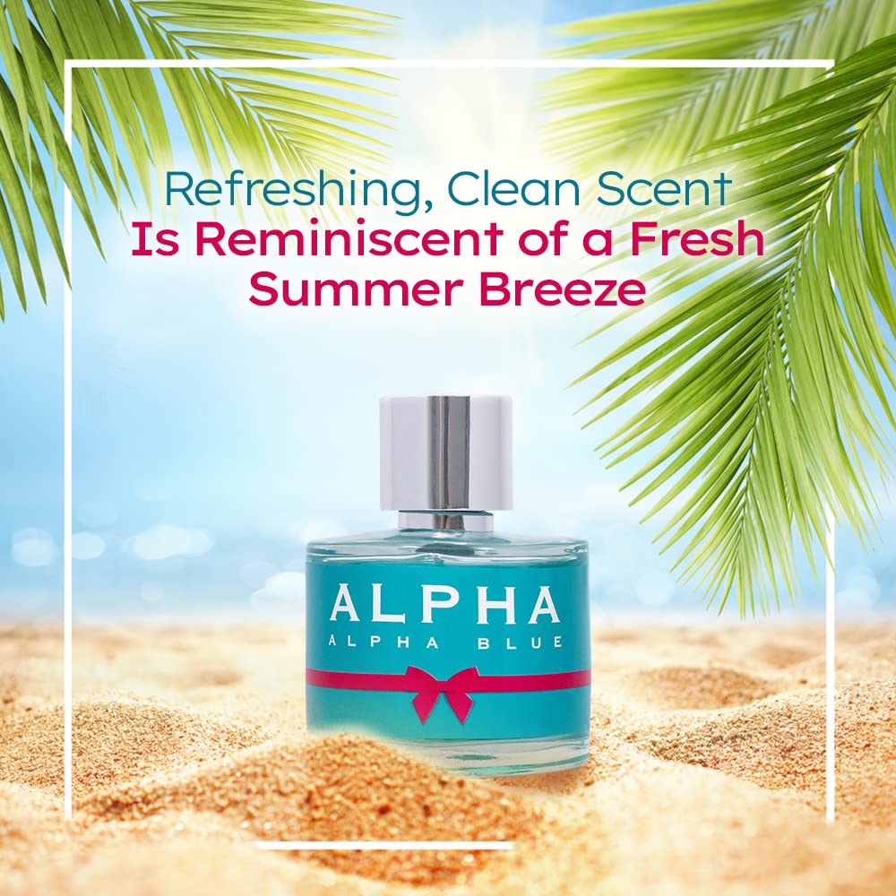 Alpha Blue Perfume for Women 3.4 oz – Fruity Floral Perfume | NovoGlow