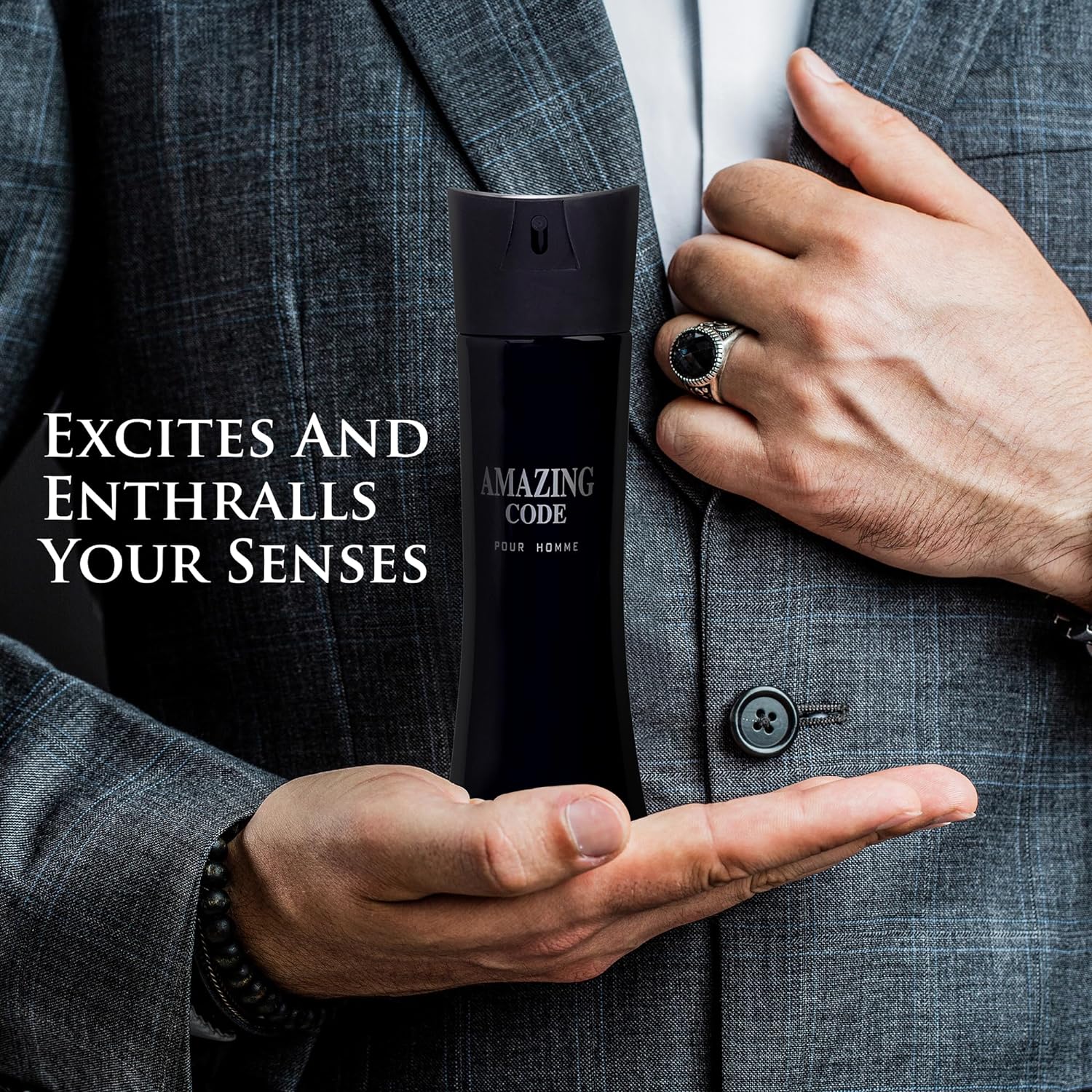 Amazing Code Cologne for Men 3.4 oz - Bold Masculine Scent | NovoGlow