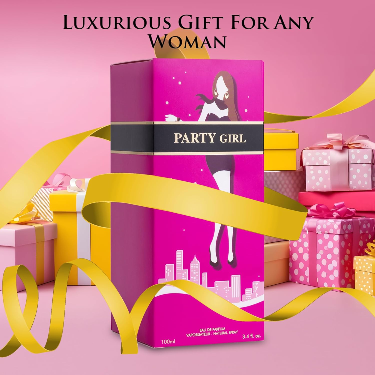 Party Girl Perfume for  Women 3.4 oz - Spicy, Sweet & Buttery Warm Scent | NovoGlow