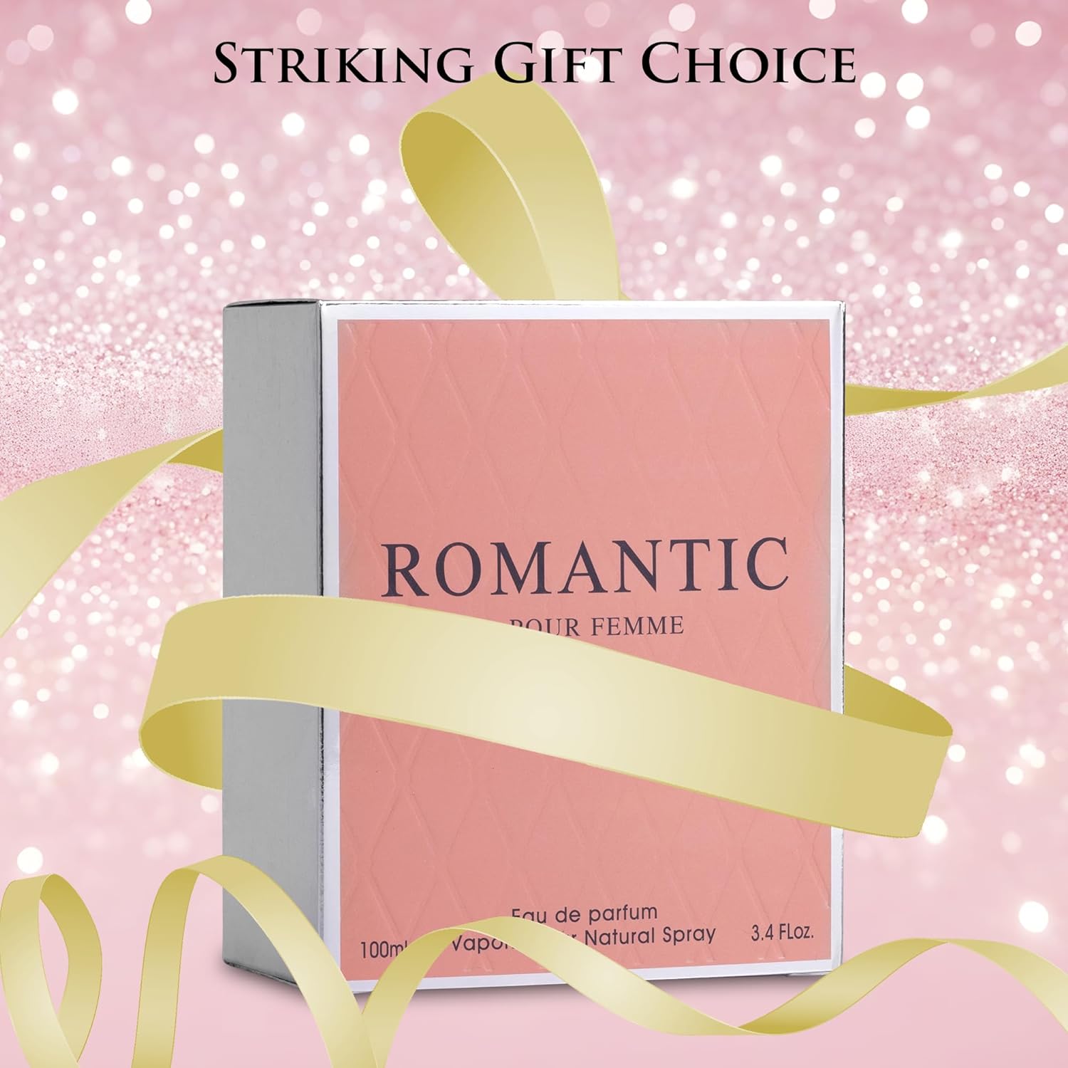 Romantic Pour Femme Perfume for Women 3.4 oz -  Clean, Fresh & Floral Scent | NovoGlow