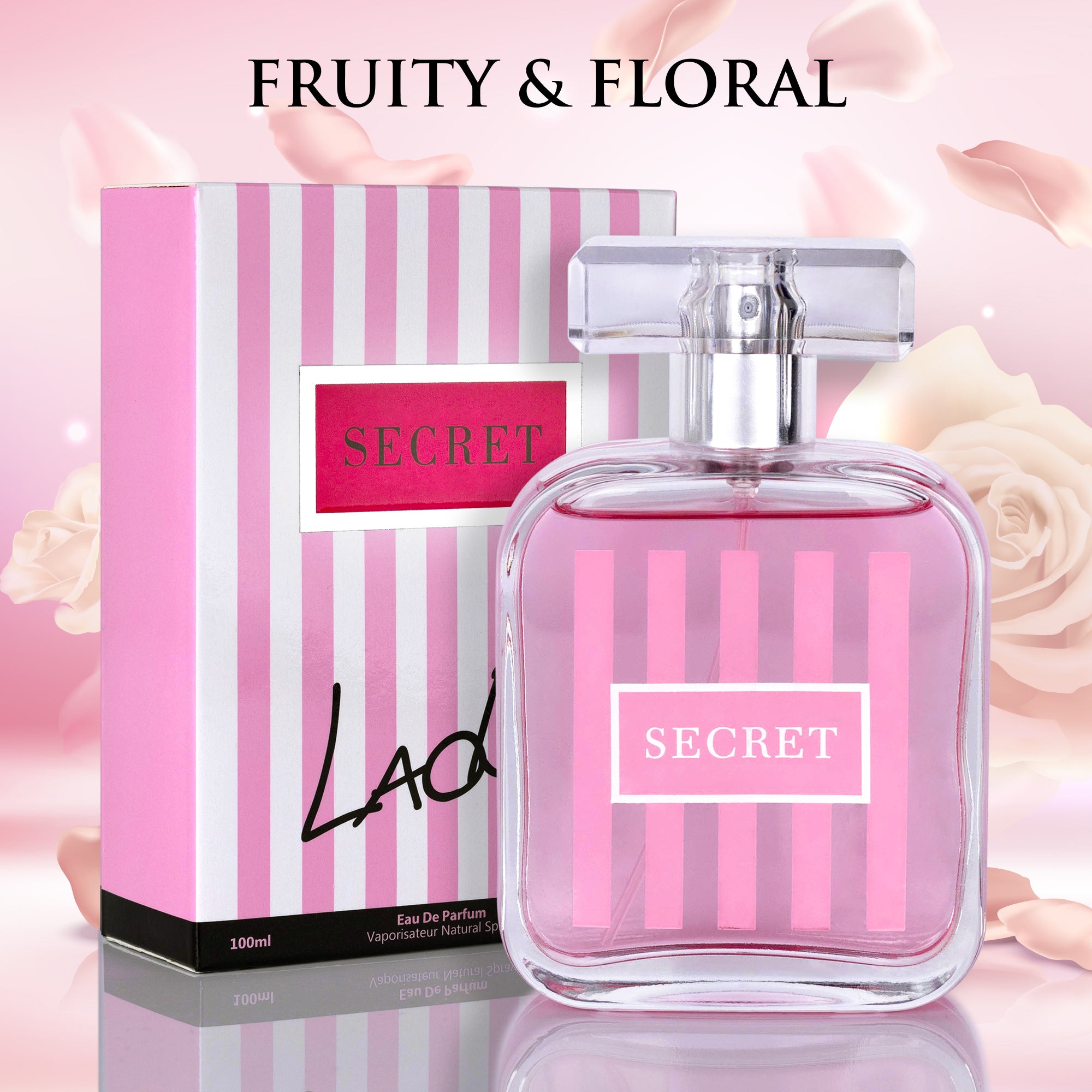 Secret Lady Perfume for Women 3.4 oz – Fruity Floral Perfume | NovoGlow