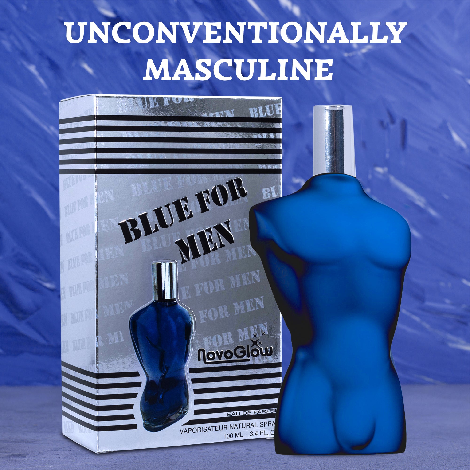Blue Men Perfume for Men 3.4 oz – Lasting Adventure Perfume | NovoGlow