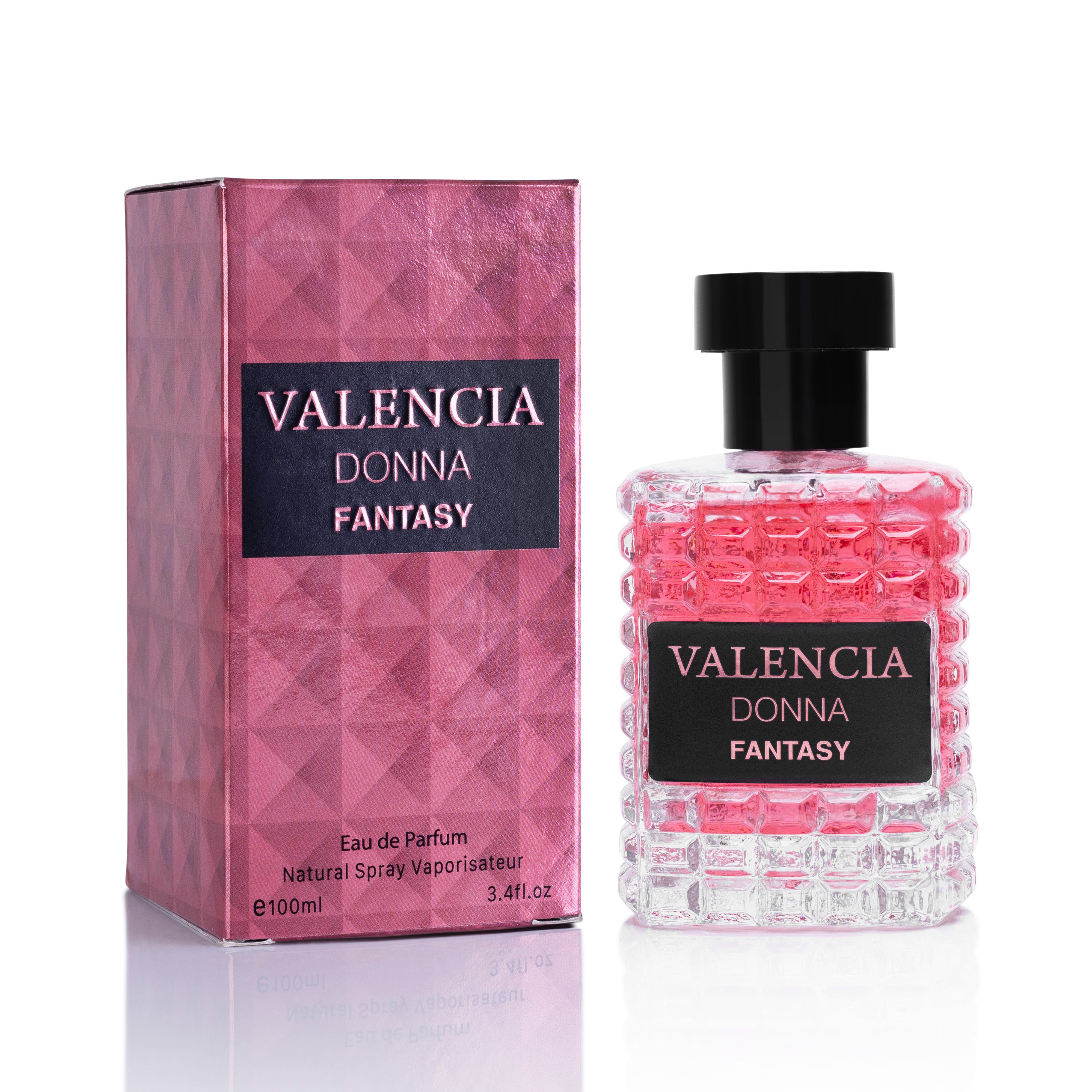 Valencia Donna Fantasy Fragrance Perfume For Women 3.4 oz - Exotic Floral & Citrus | NovoGlow