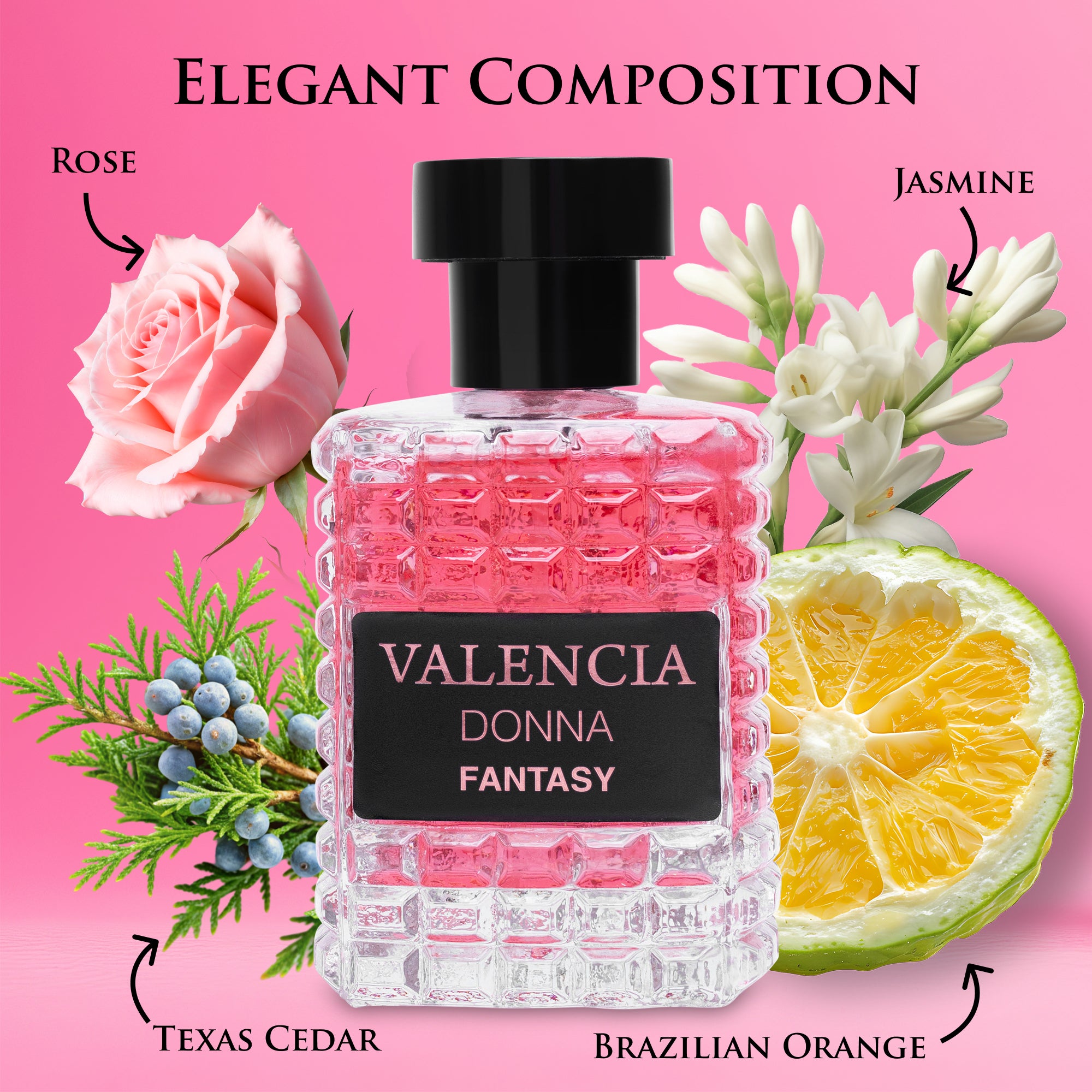Valencia UOMO Fantasy Cologne for Men 3.4 oz - Dynamic Spicy Apple Scent | NovoGlow