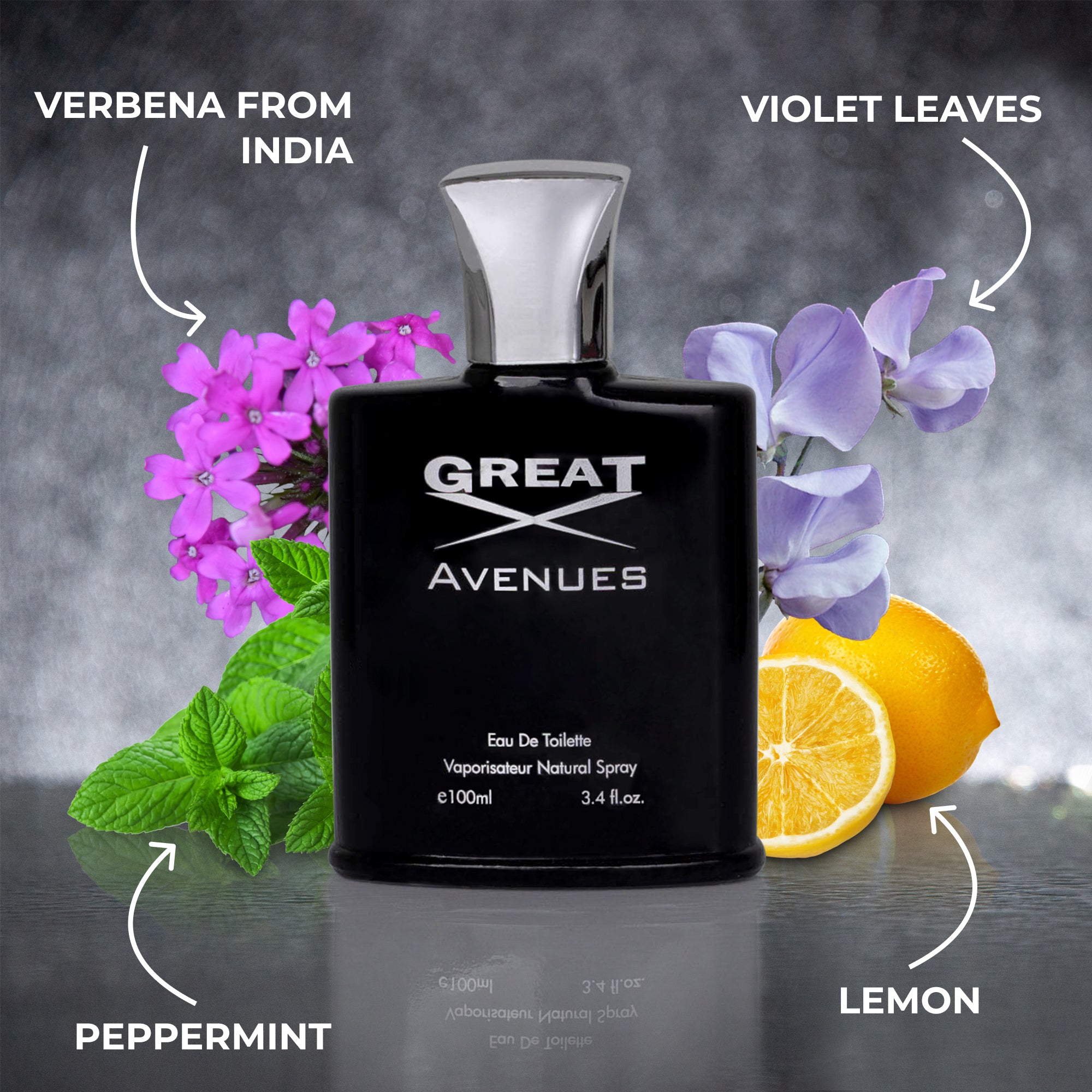 Great Avenues Perfume for Men 3.4 oz – Natural Masculine Perfume | NovoGlow