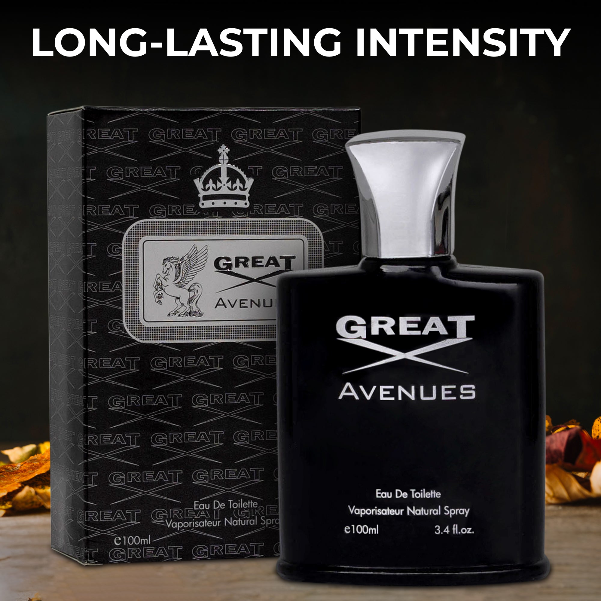Great Avenues Perfume for Men 3.4 oz – Natural Masculine Perfume | NovoGlow