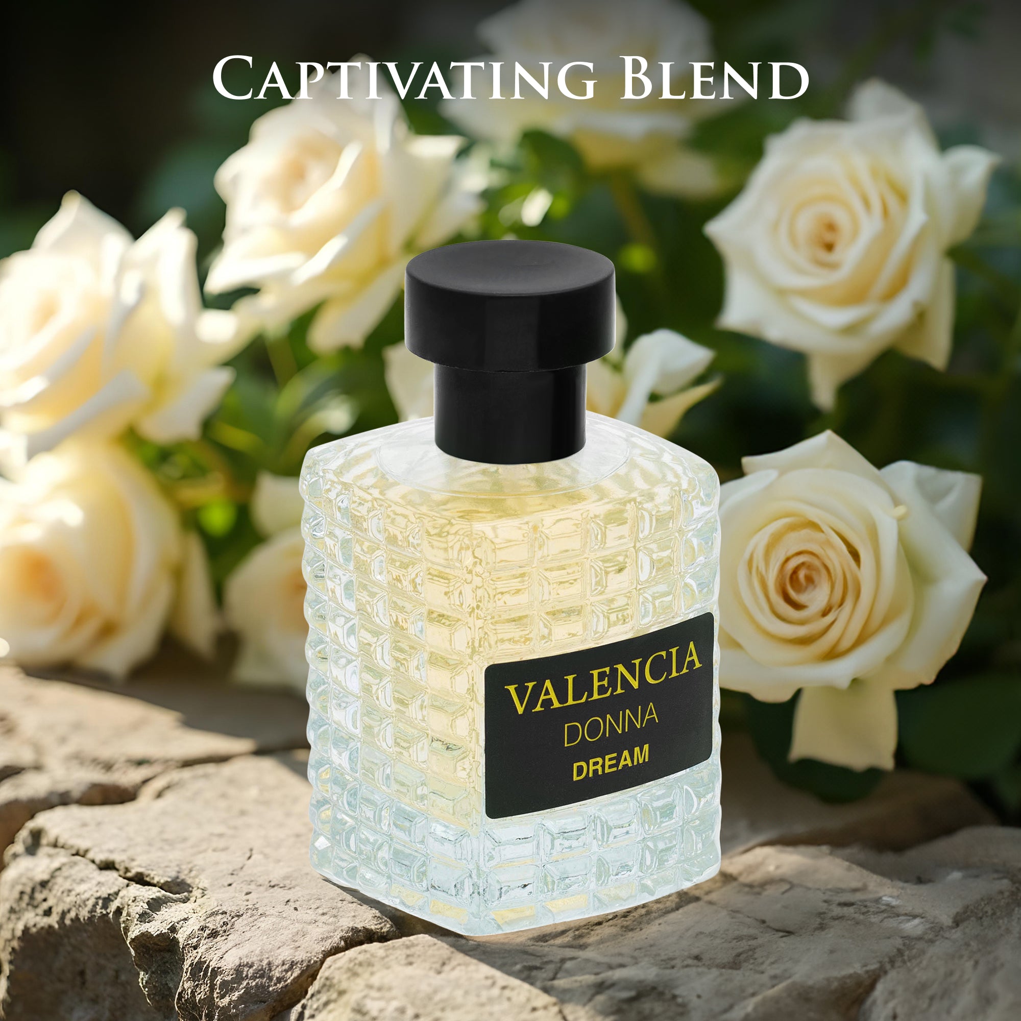 Valencia Donna Dream Perfume for Women 3.4 oz -  Enchanting Citrus & Floral Scent | NovoGlow