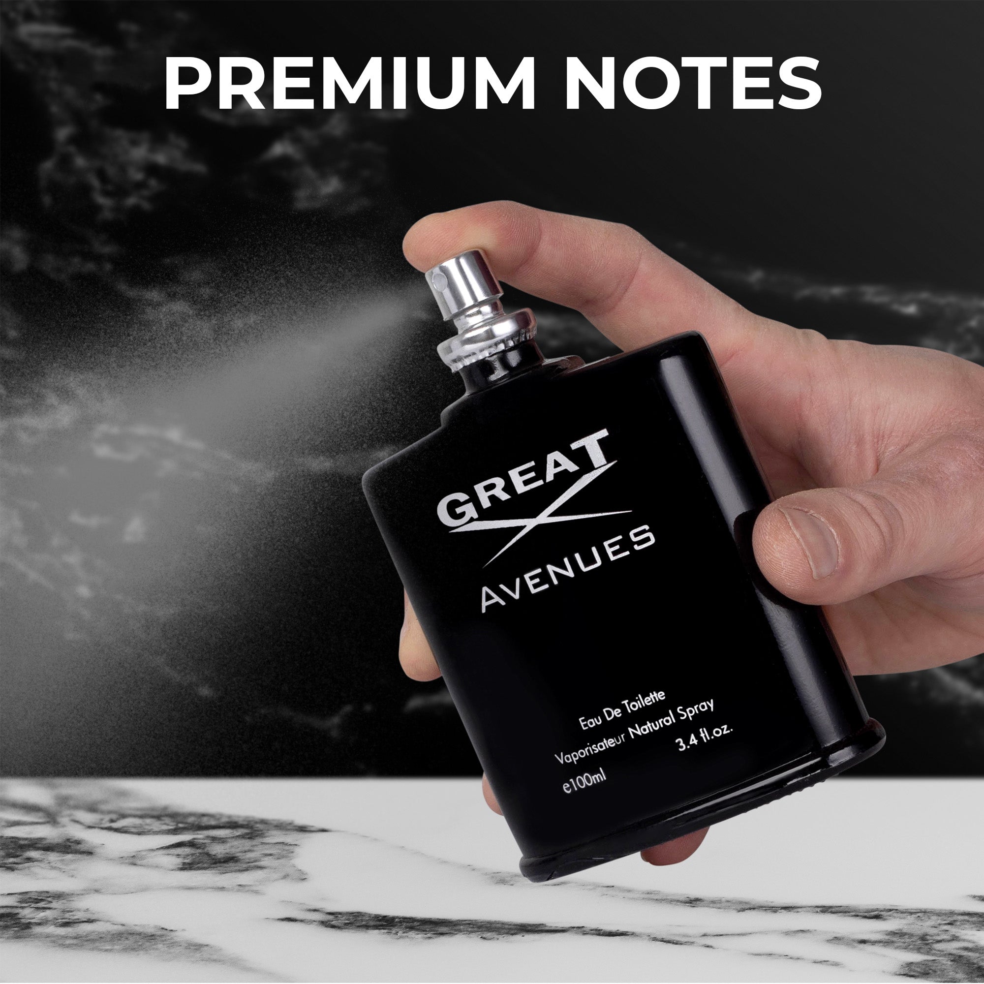 Great Avenues Perfume for Men 3.4 oz – Natural Masculine Perfume | NovoGlow