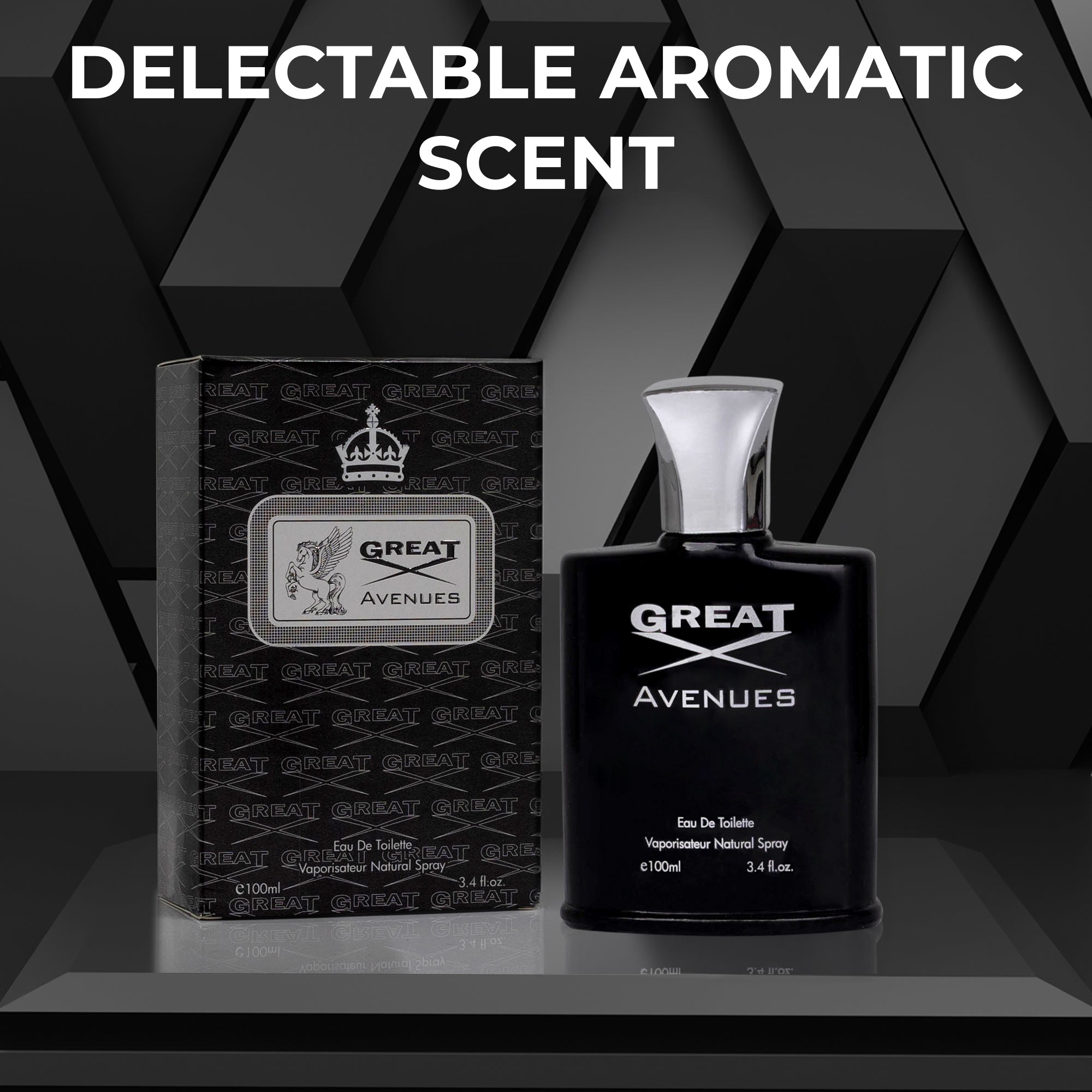 Great Avenues Perfume for Men 3.4 oz – Natural Masculine Perfume | NovoGlow