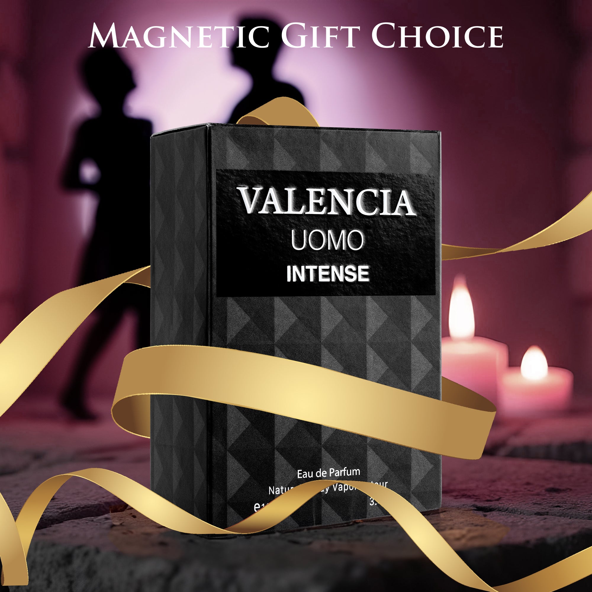 Valencia UOMO Intense Cologne for Men 3.4 oz - Rich & Sophisticated Vanilla Vetiver Scent | NovoGlow