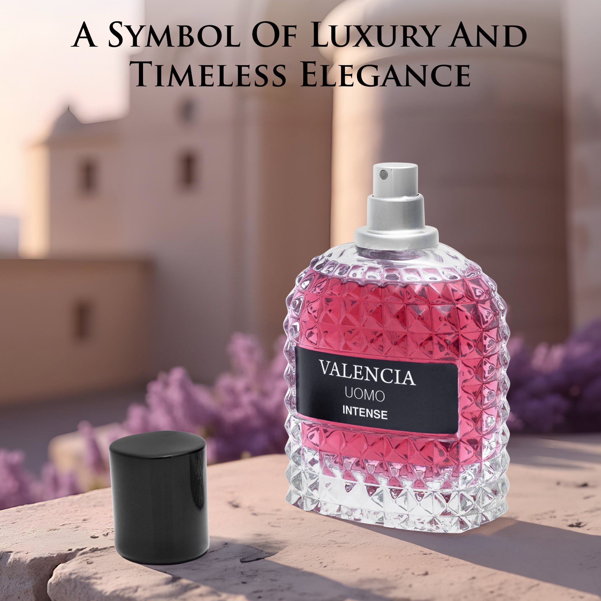 Valencia UOMO Intense Cologne for Men 3.4 oz - Rich & Sophisticated Vanilla Vetiver Scent | NovoGlow