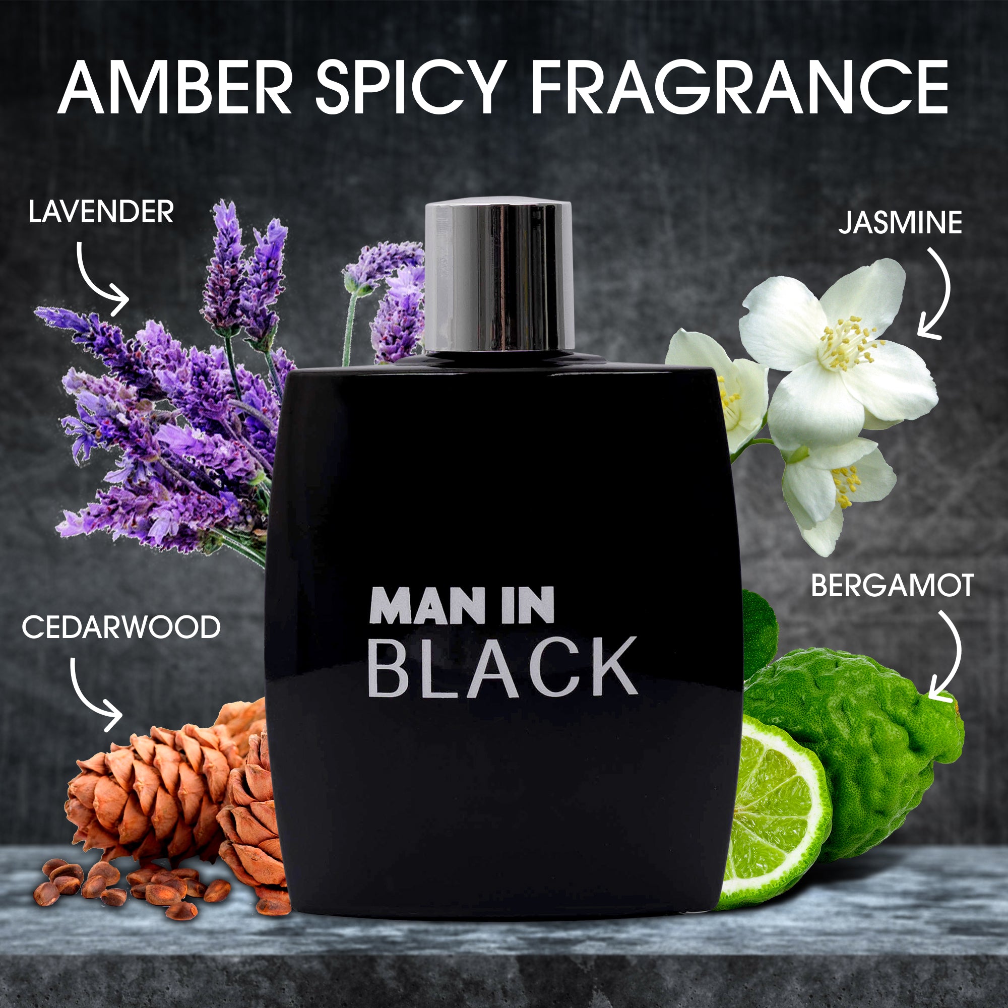 Man in Black Perfume for Men 3.4 oz - Bold Signature Perfume | NovoGlow