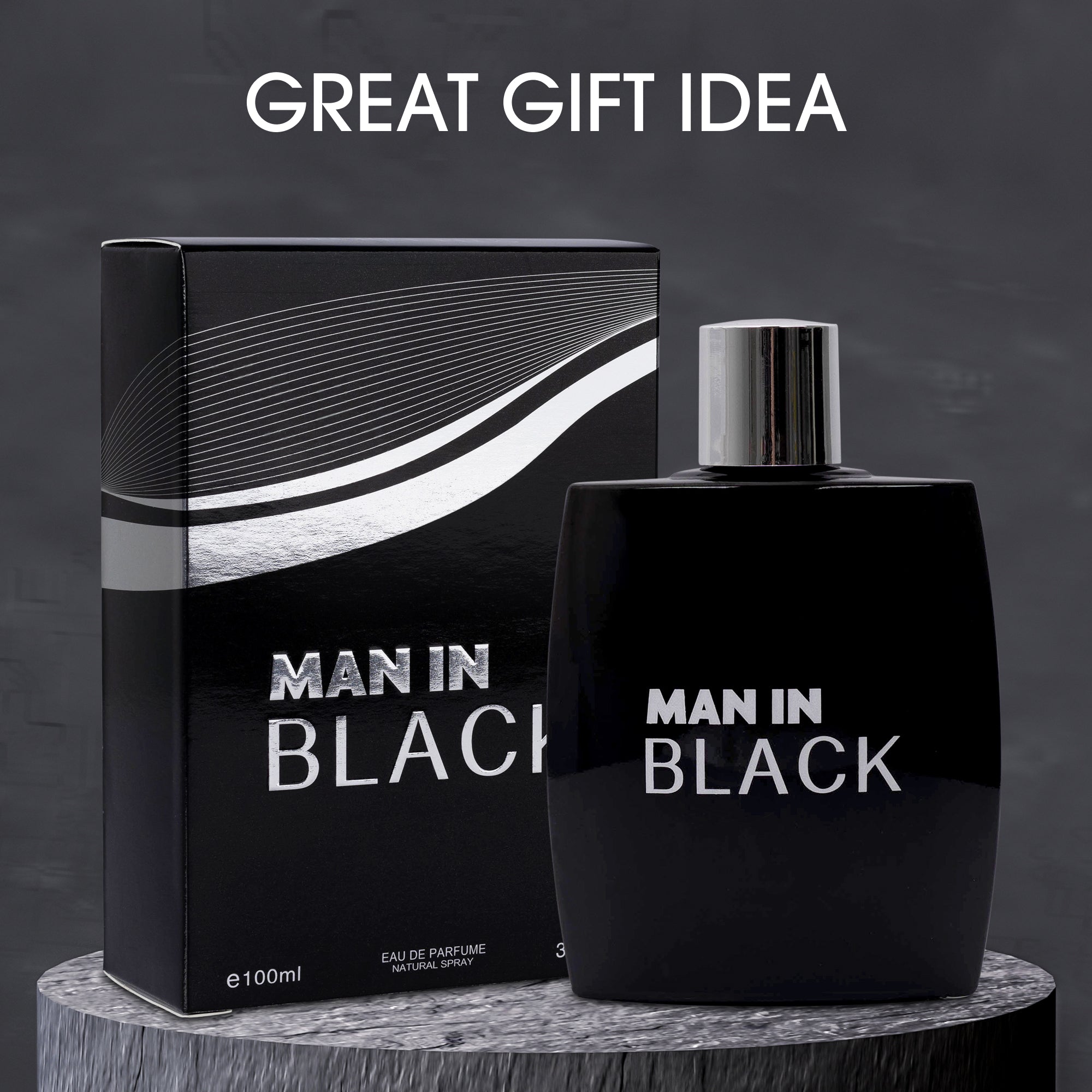 Man in Black Perfume for Men 3.4 oz - Bold Signature Perfume | NovoGlow