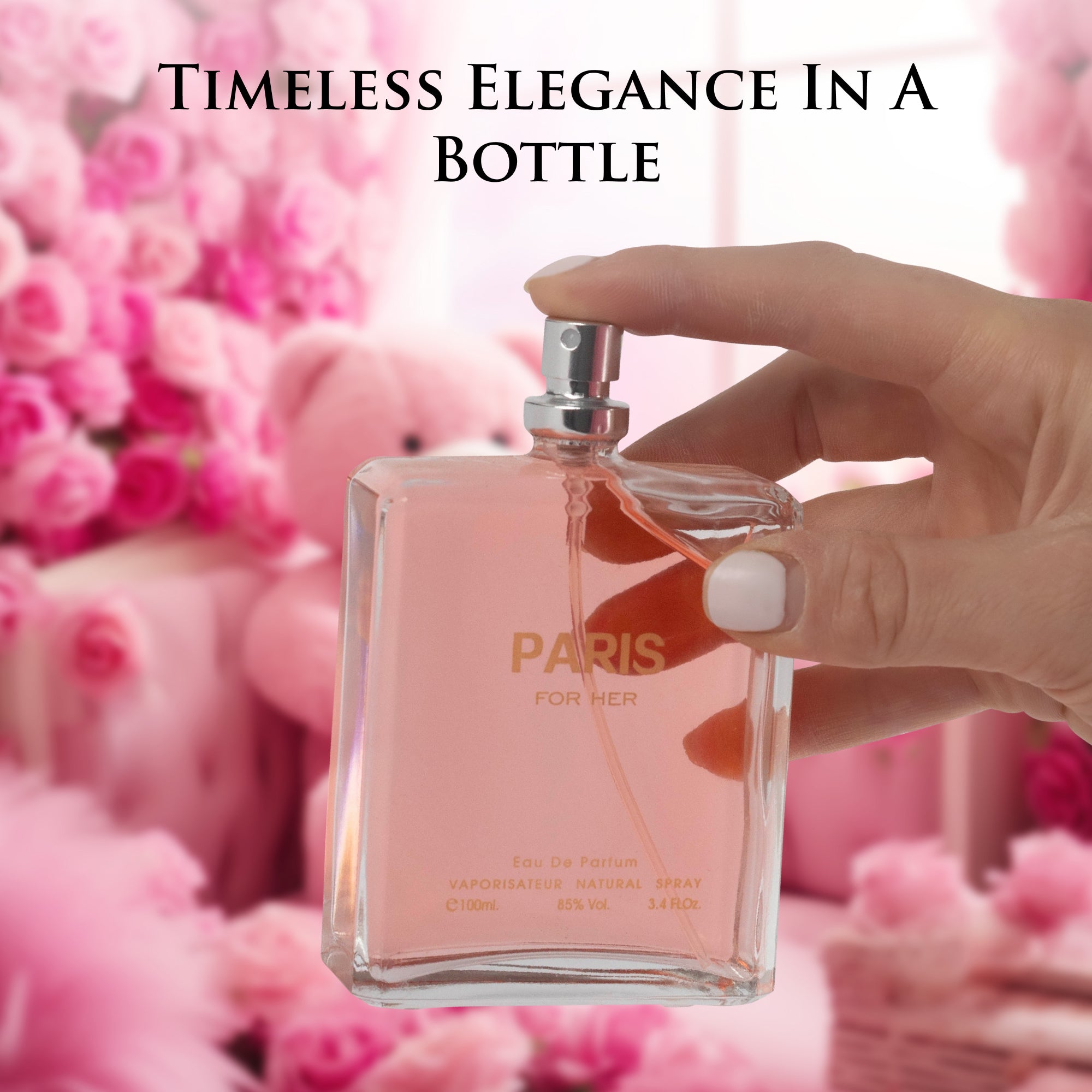 Paris For Her Perfume for Women 3.4 Oz – Sparkling Oriental Floral Scent | NovoGlow