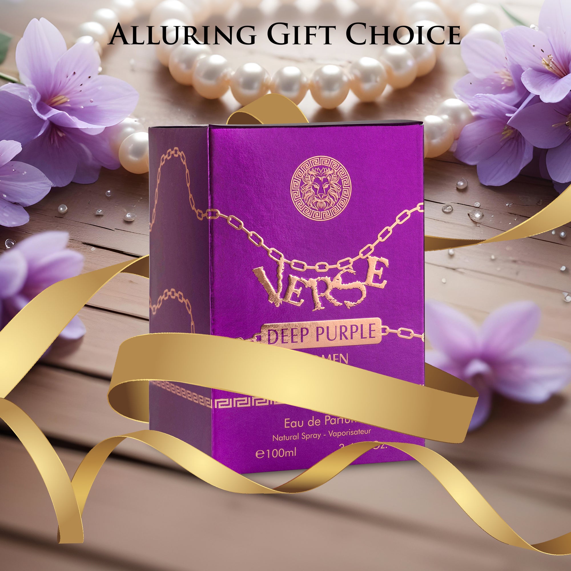 Verse Deep Purple Perfume for Women 3.4 oz - Elegant Floral - Fruity Scent | NovoGlow