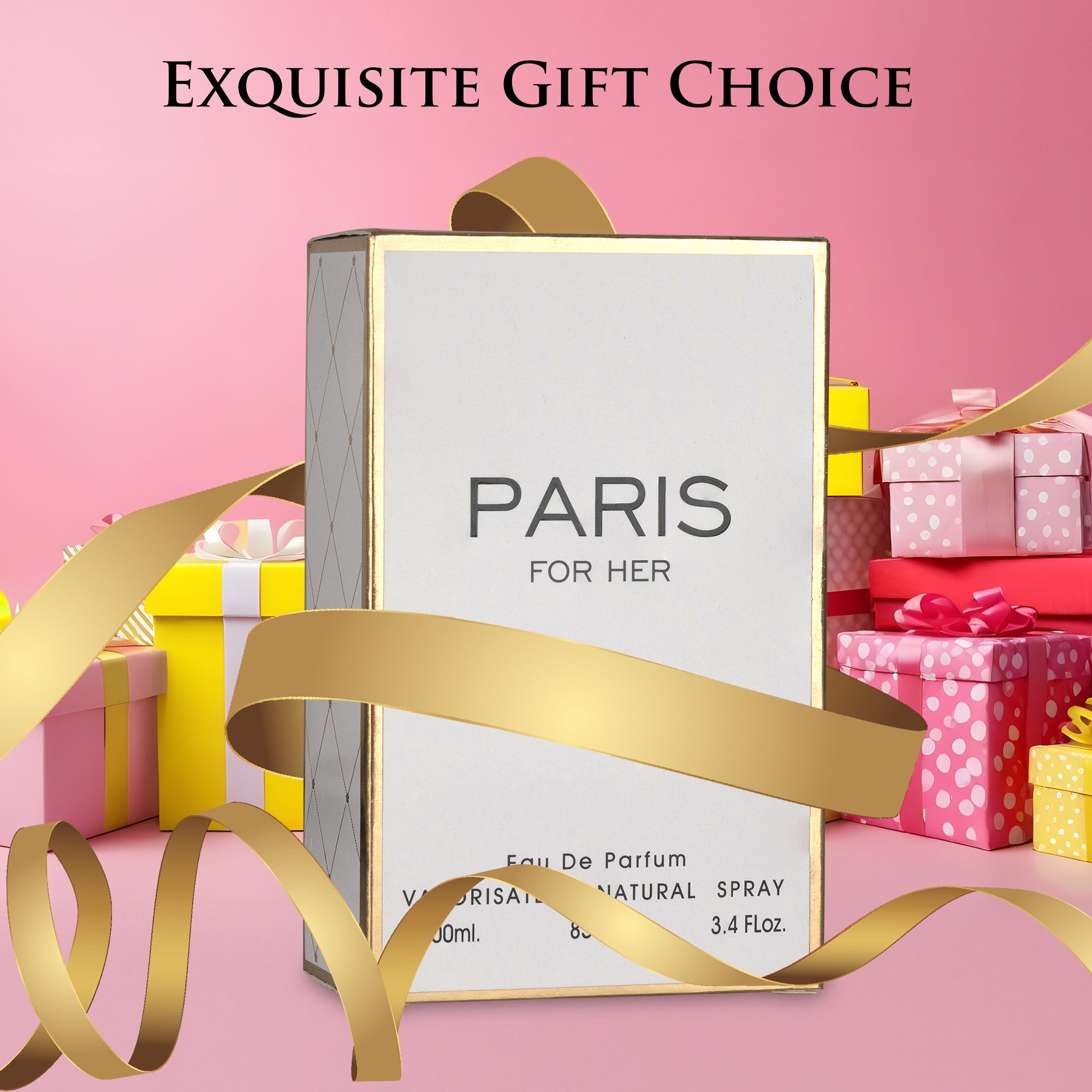 Paris For Her Perfume for Women 3.4 Oz – Sparkling Oriental Floral Scent | NovoGlow