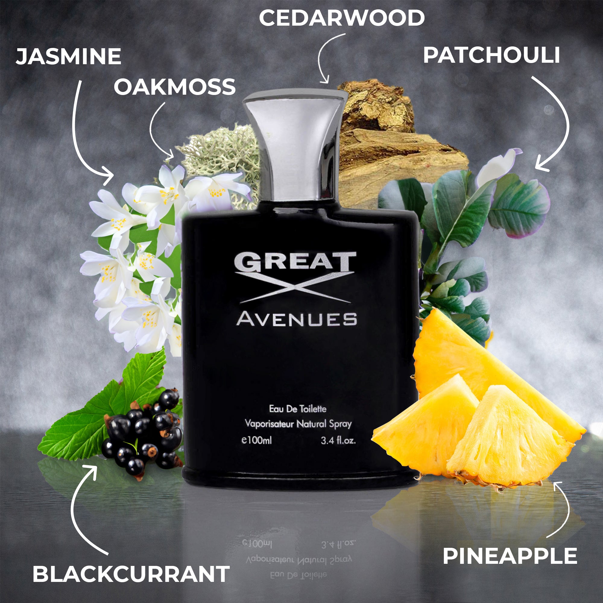 Great Avenues Perfume for Men 3.4 oz – Natural Masculine Perfume | NovoGlow