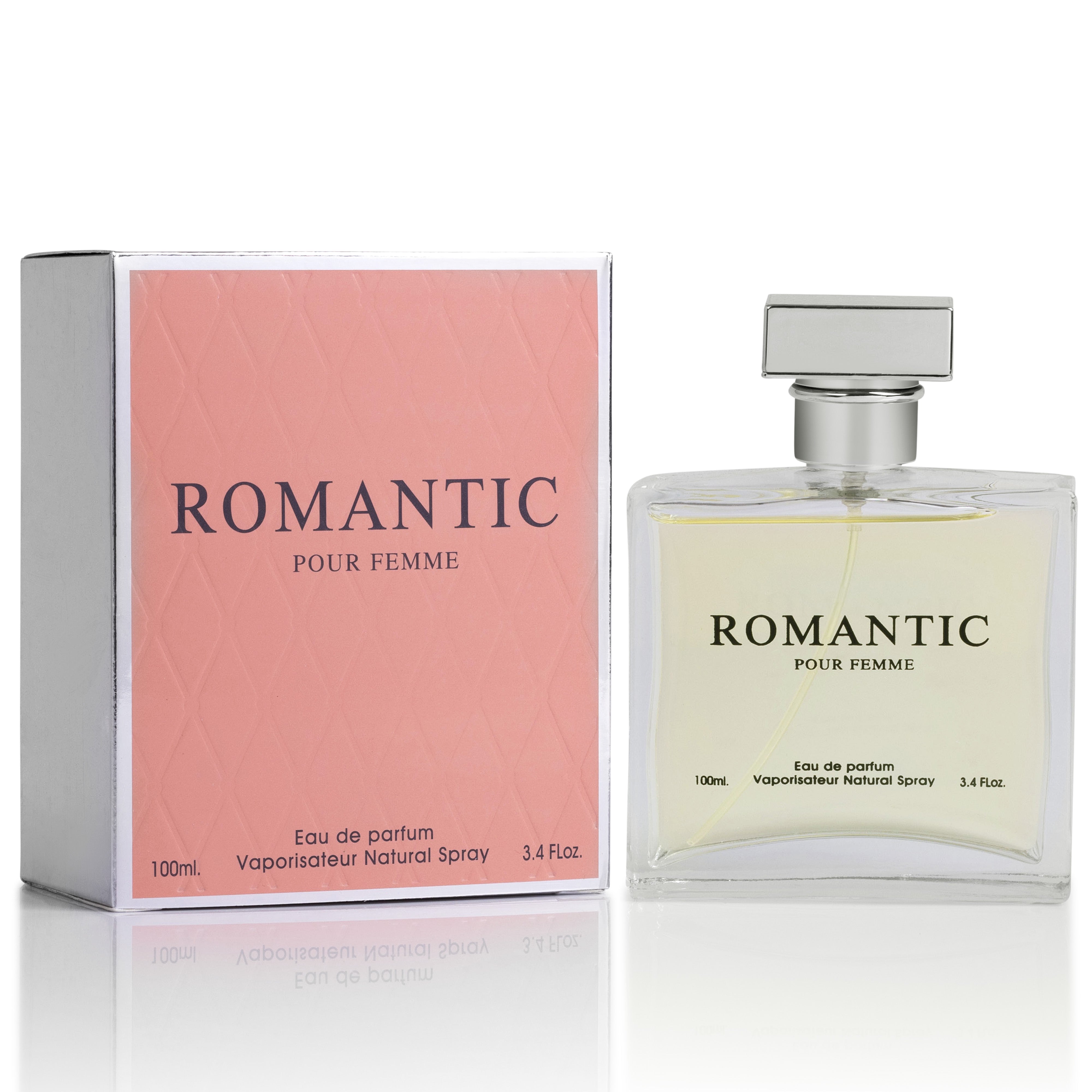 Romantic Pour Femme Perfume for Women 3.4 oz -  Clean, Fresh & Floral Scent | NovoGlow