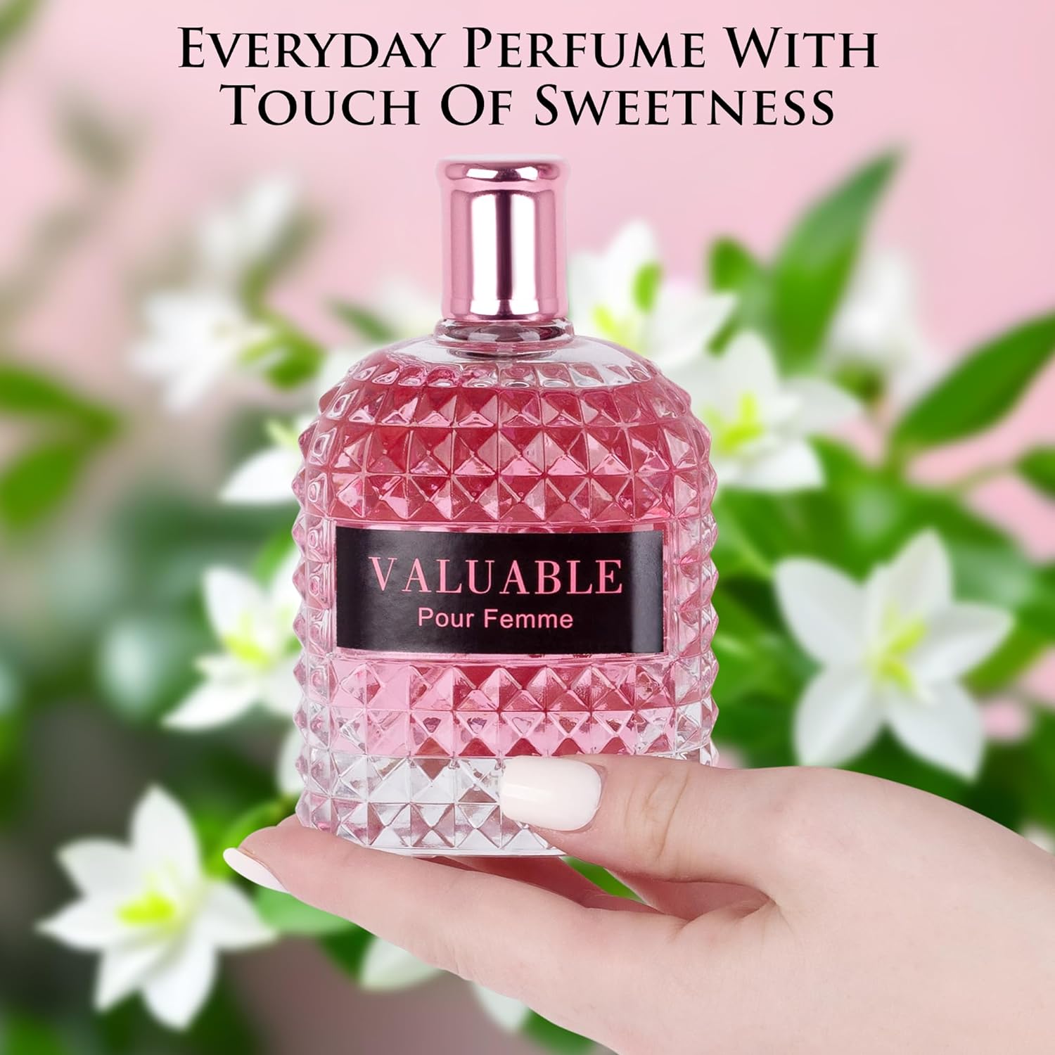 Valuable Pour Femme Women’s Fragrance by NovoGlow - 3.4 oz Perfume | Fruity, Floral &amp; Alluring Scent | Long-Lasting for Women