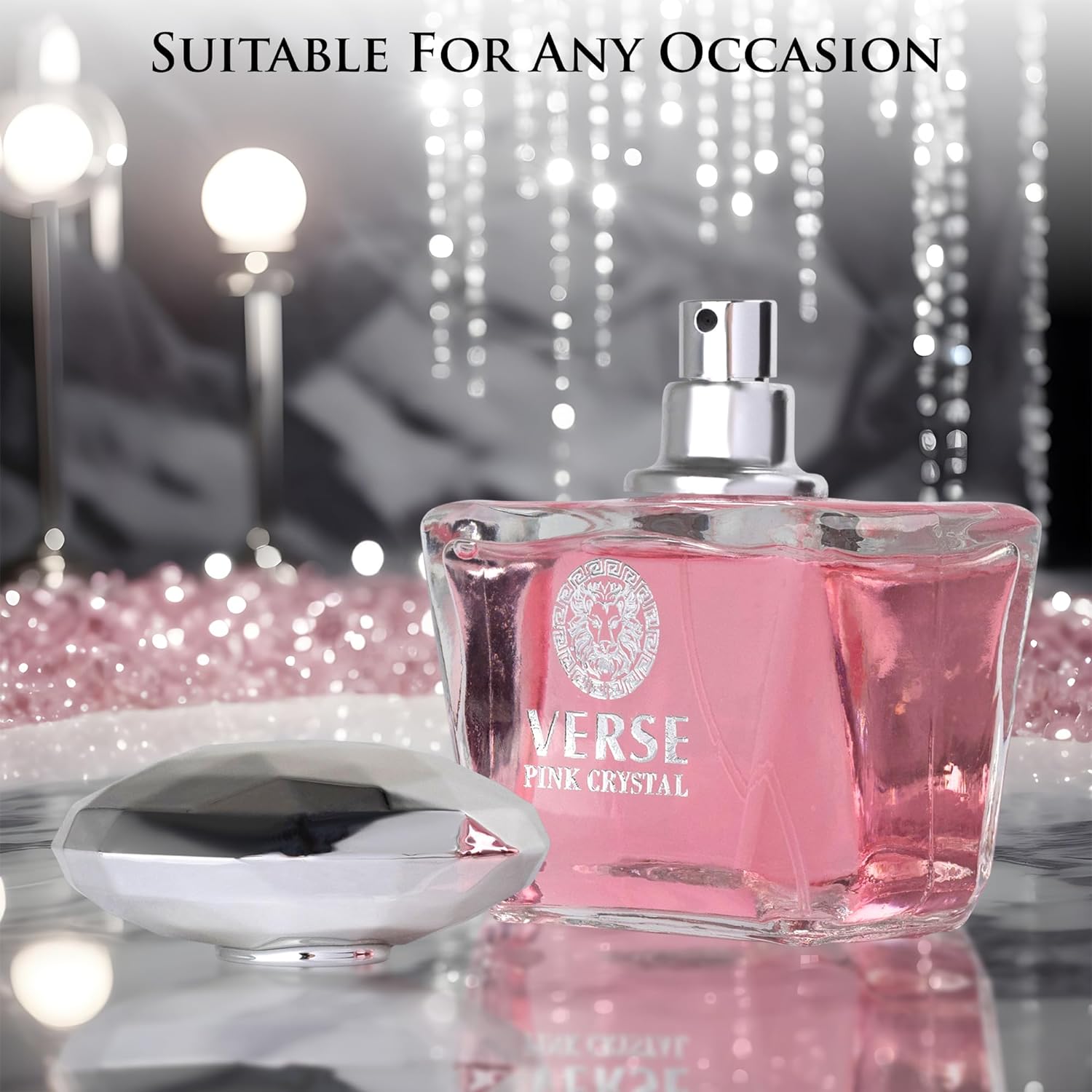 Verse Pink Crystal Intense by NovoGlow - Radiant &amp; Sophisticated Floral Perfume