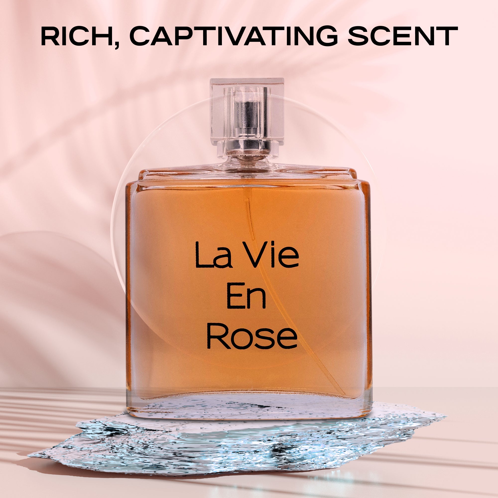 La Vie en Rose Women’s Fragrance by NovoGlow - 3.4 oz Perfume | Versatile Floral Scent | Long-Lasting for Any Occasion