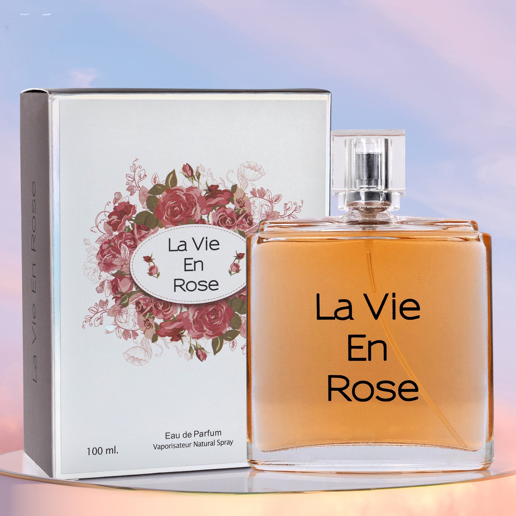 La Vie en Rose Women’s Fragrance by NovoGlow - 3.4 oz Perfume | Versatile Floral Scent | Long-Lasting for Any Occasion