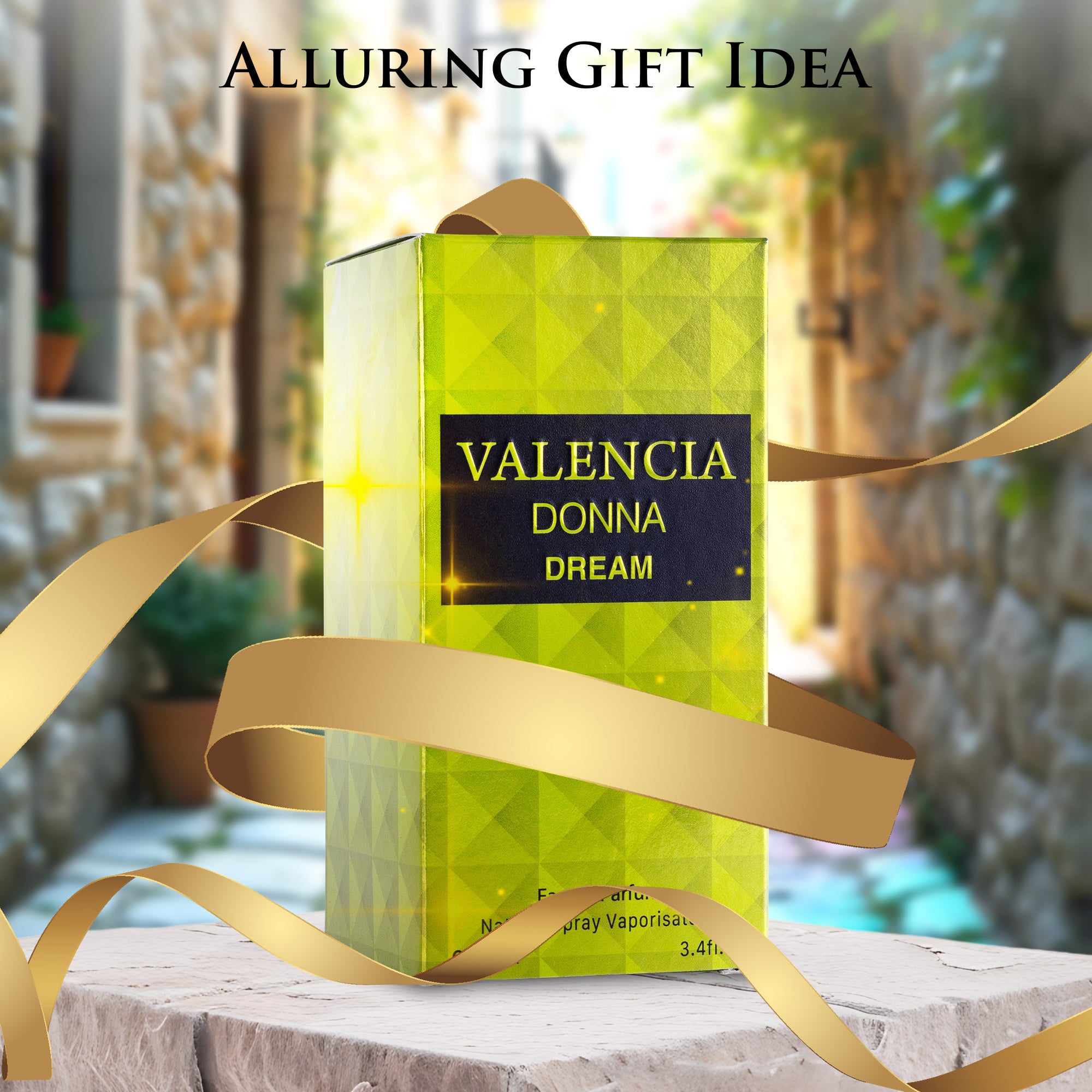 Valencia Donna Dream Women’s Fragrance by NovoGlow - 3.4 oz Perfume | Enchanting Citrus &amp; Floral Scent | Long-Lasting for Women