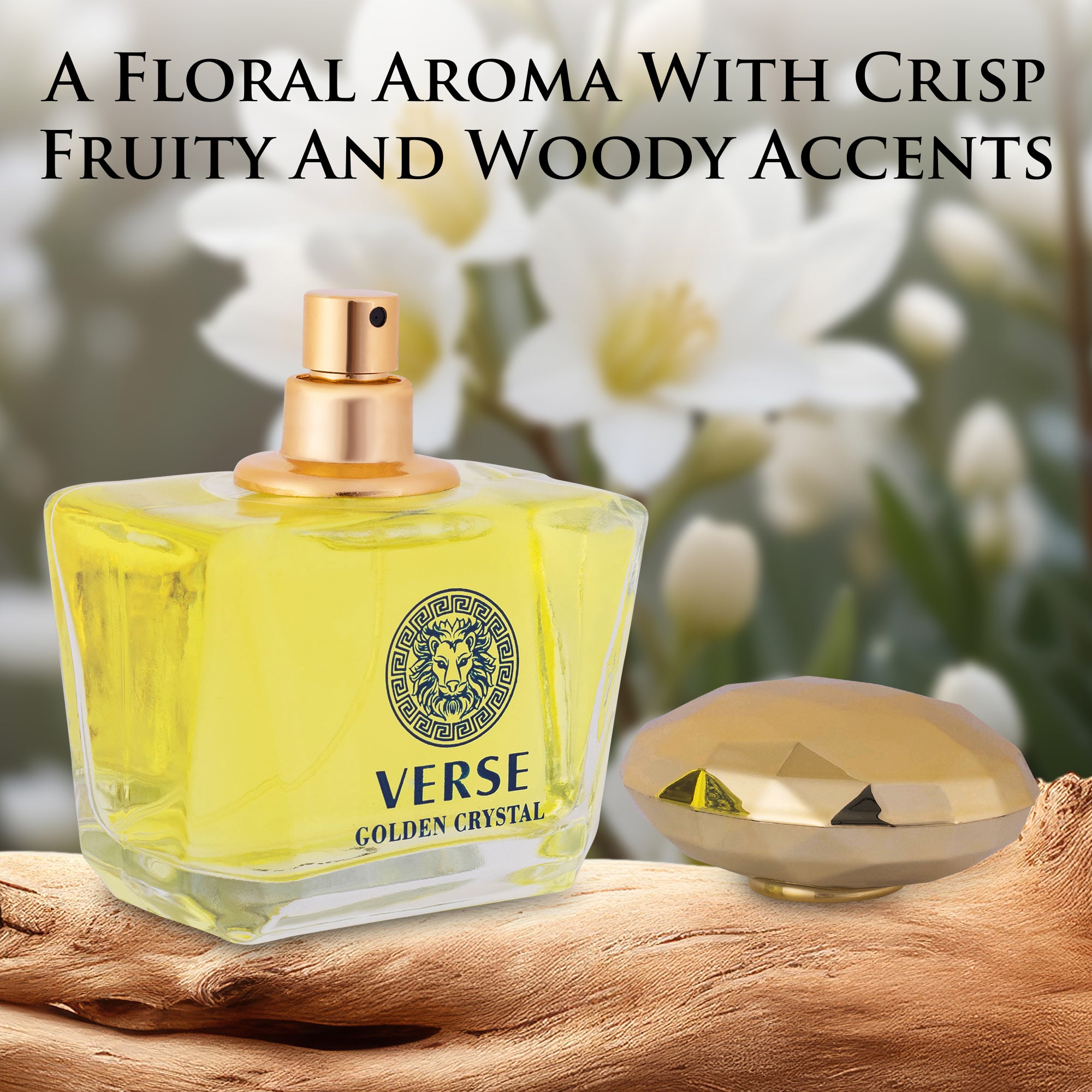 Verse Golden Crystal Perfume for Women 3.4 oz - Luminous