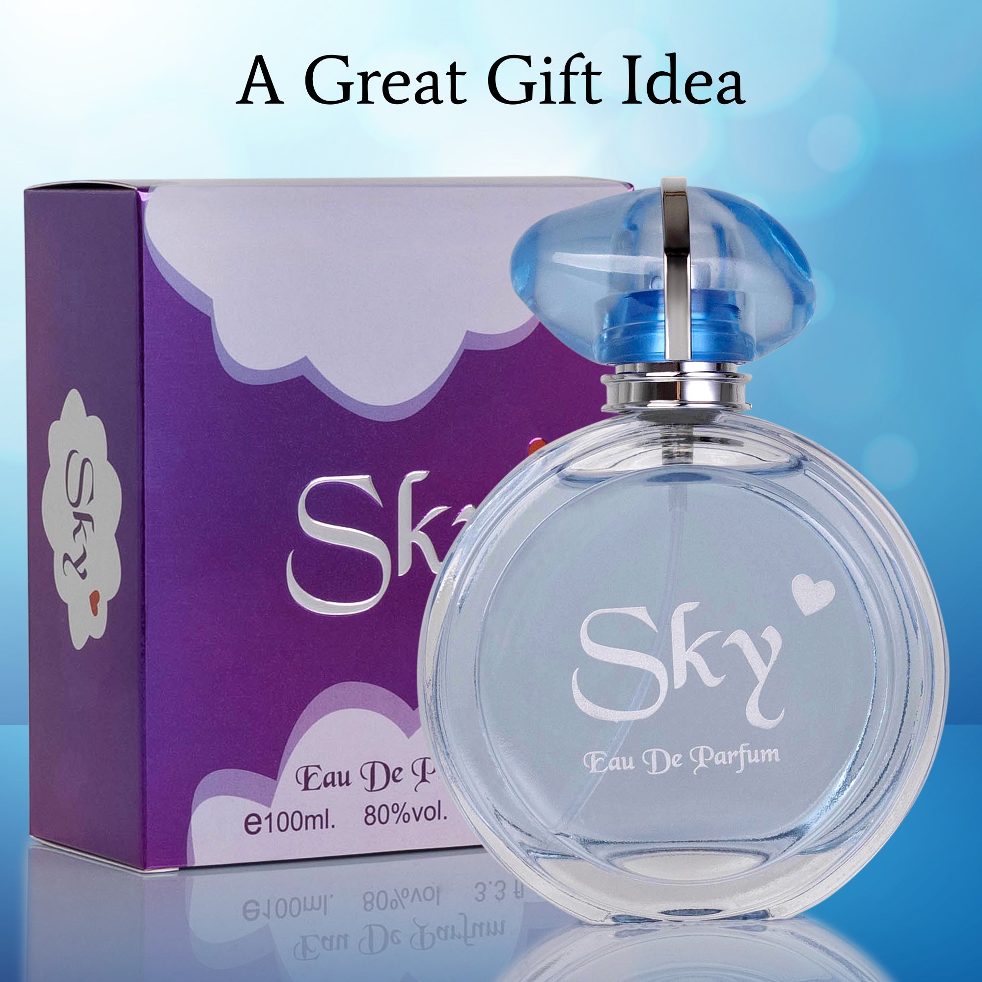 Sky Women’s Fragrance by NovoGlow - 3.4 oz Perfume | Indulgent Signature Scent | Long-Lasting for Women