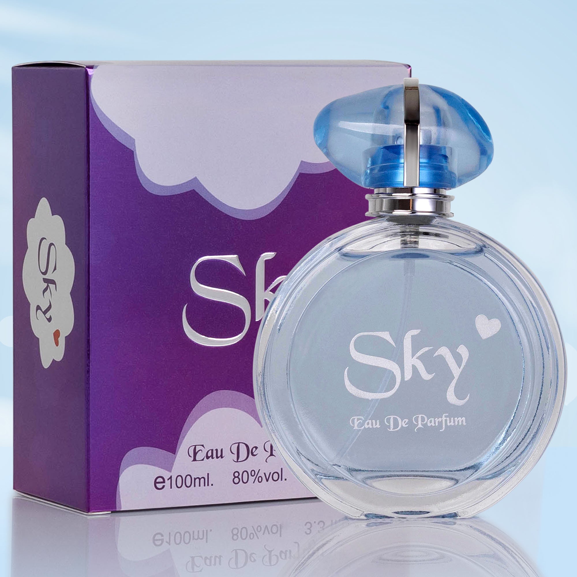 Sky Women’s Fragrance by NovoGlow - 3.4 oz Perfume | Indulgent Signature Scent | Long-Lasting for Women