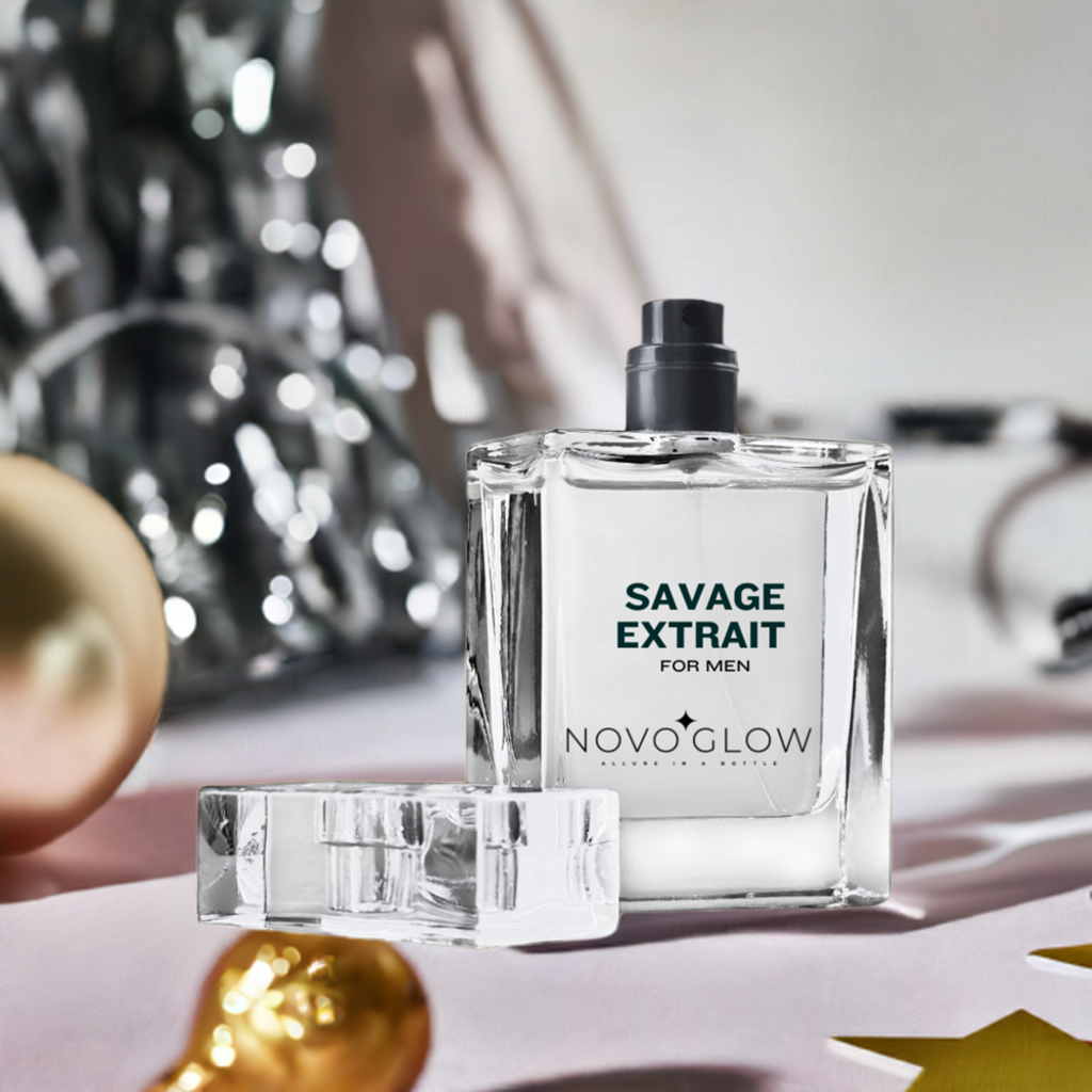 Savage Extrait for Men by NovoGlow- Warmth, Spice, and Seduction Perfume