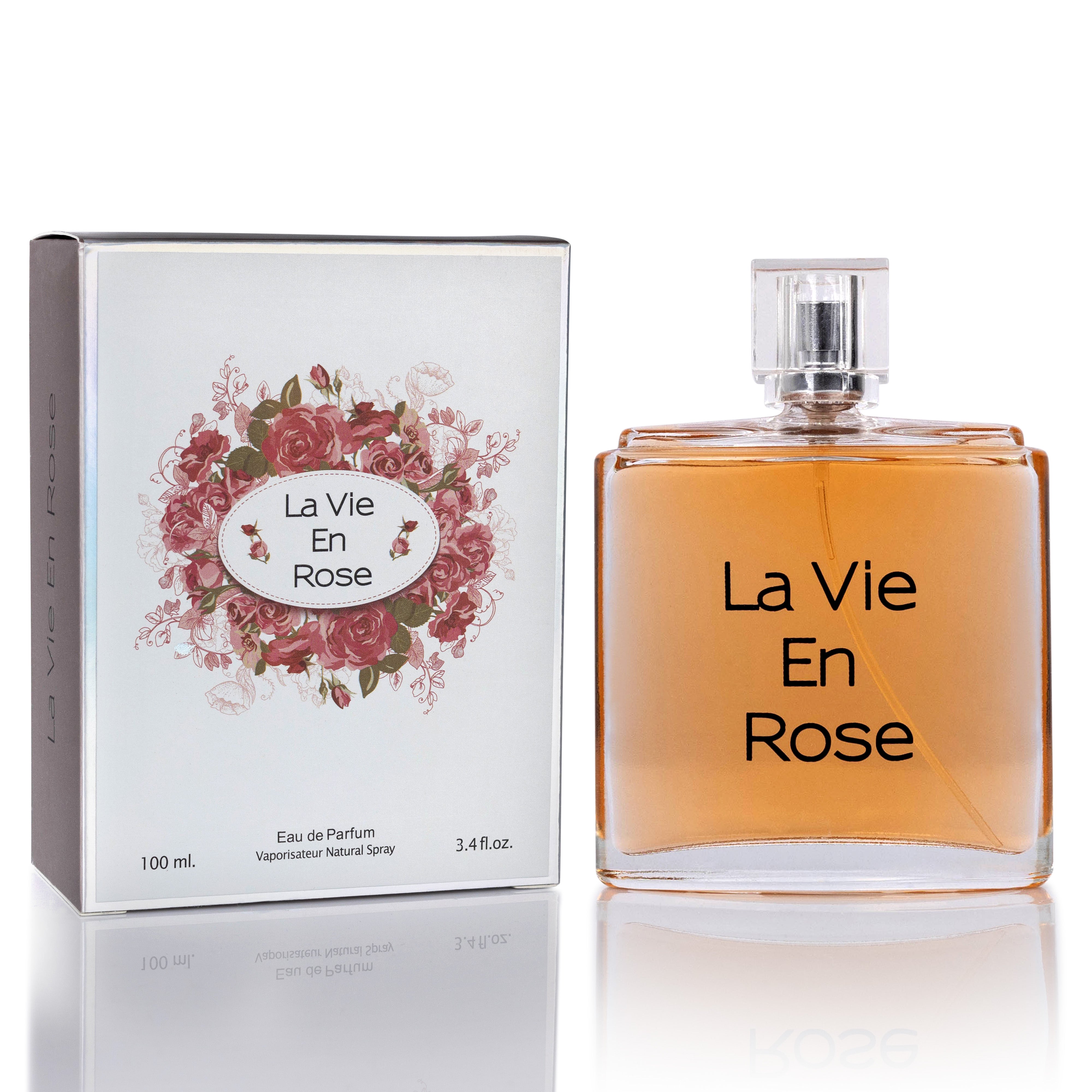 La Vie en Rose Women’s Fragrance by NovoGlow - 3.4 oz Perfume | Versatile Floral Scent | Long-Lasting for Any Occasion