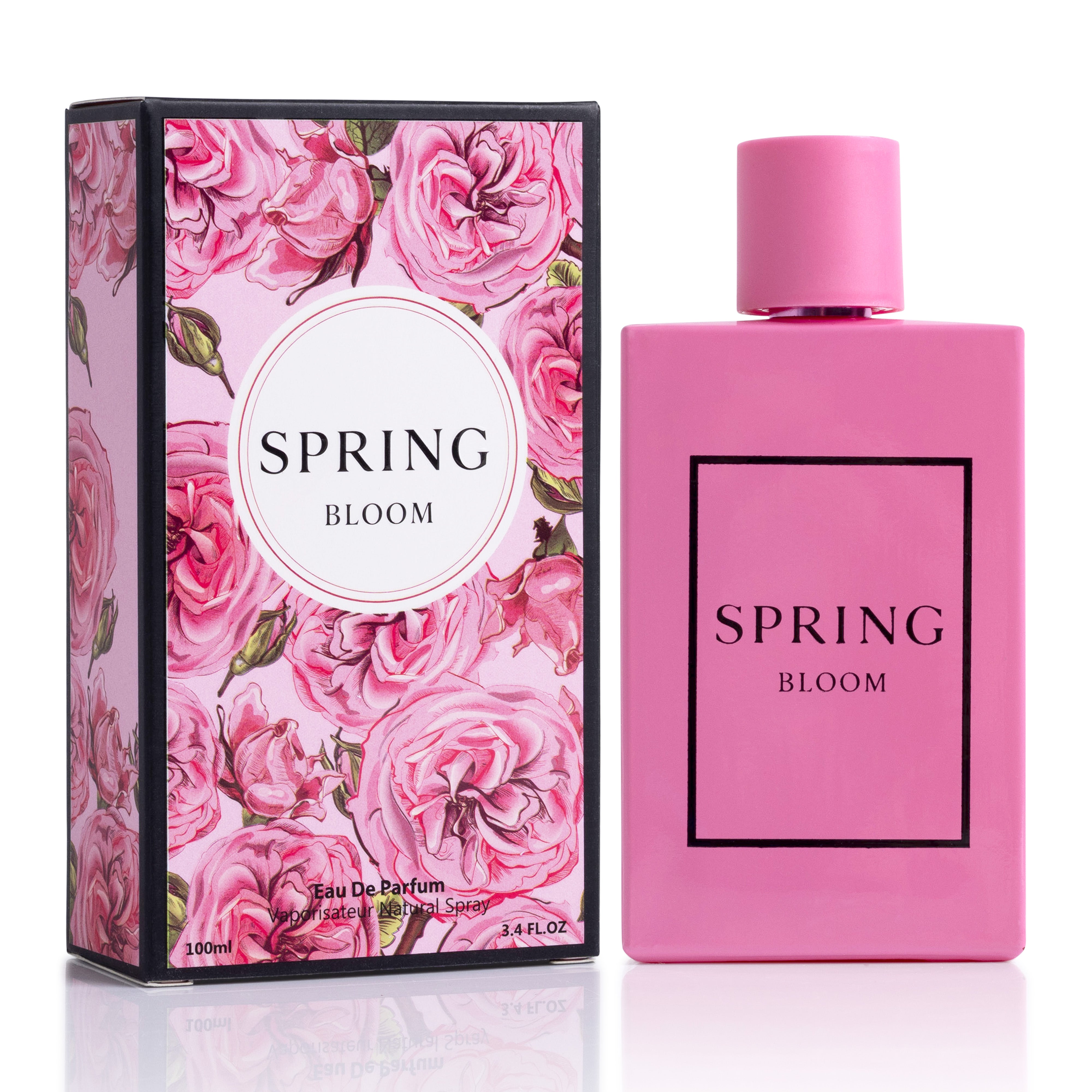 Spring Bloom Women’s Fragrance by NovoGlow - 3.4 oz Perfume | Fresh Floral &amp; Graceful Scent | Long-Lasting for Women