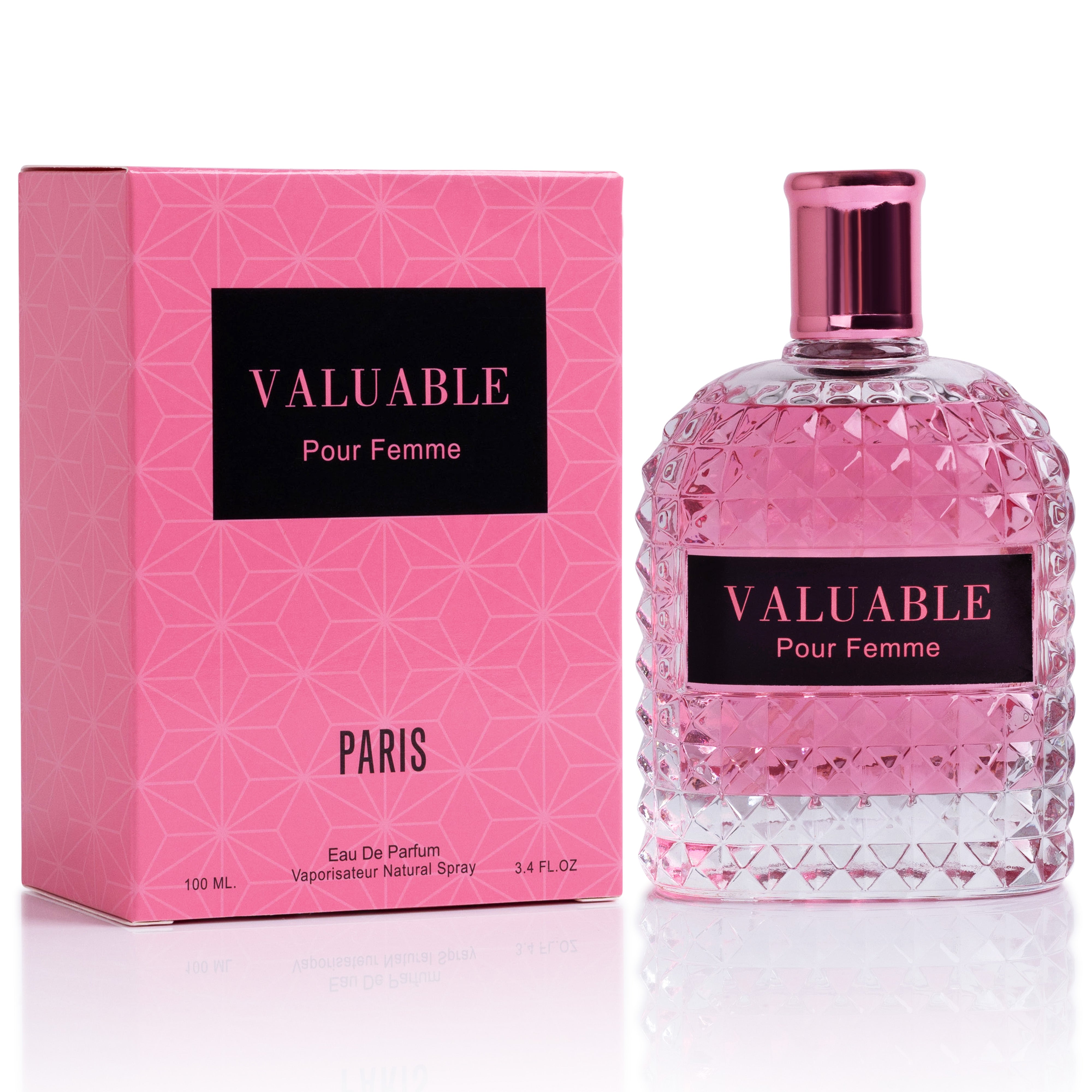 Valuable Pour Femme Women’s Fragrance by NovoGlow - 3.4 oz Perfume | Fruity, Floral &amp; Alluring Scent | Long-Lasting for Women